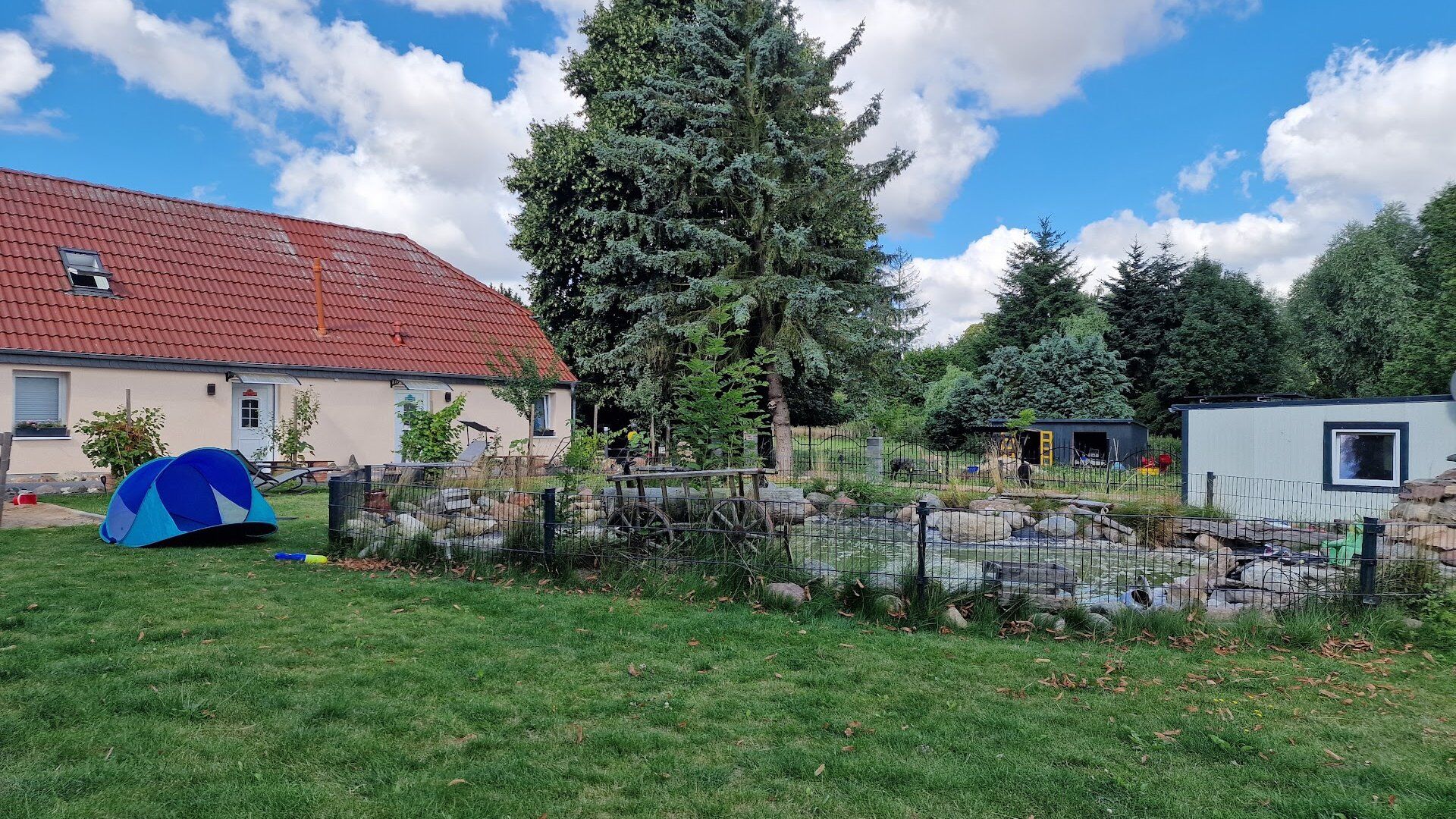 Alpaka-Ferienhaus "Tünnes", Schmatzin